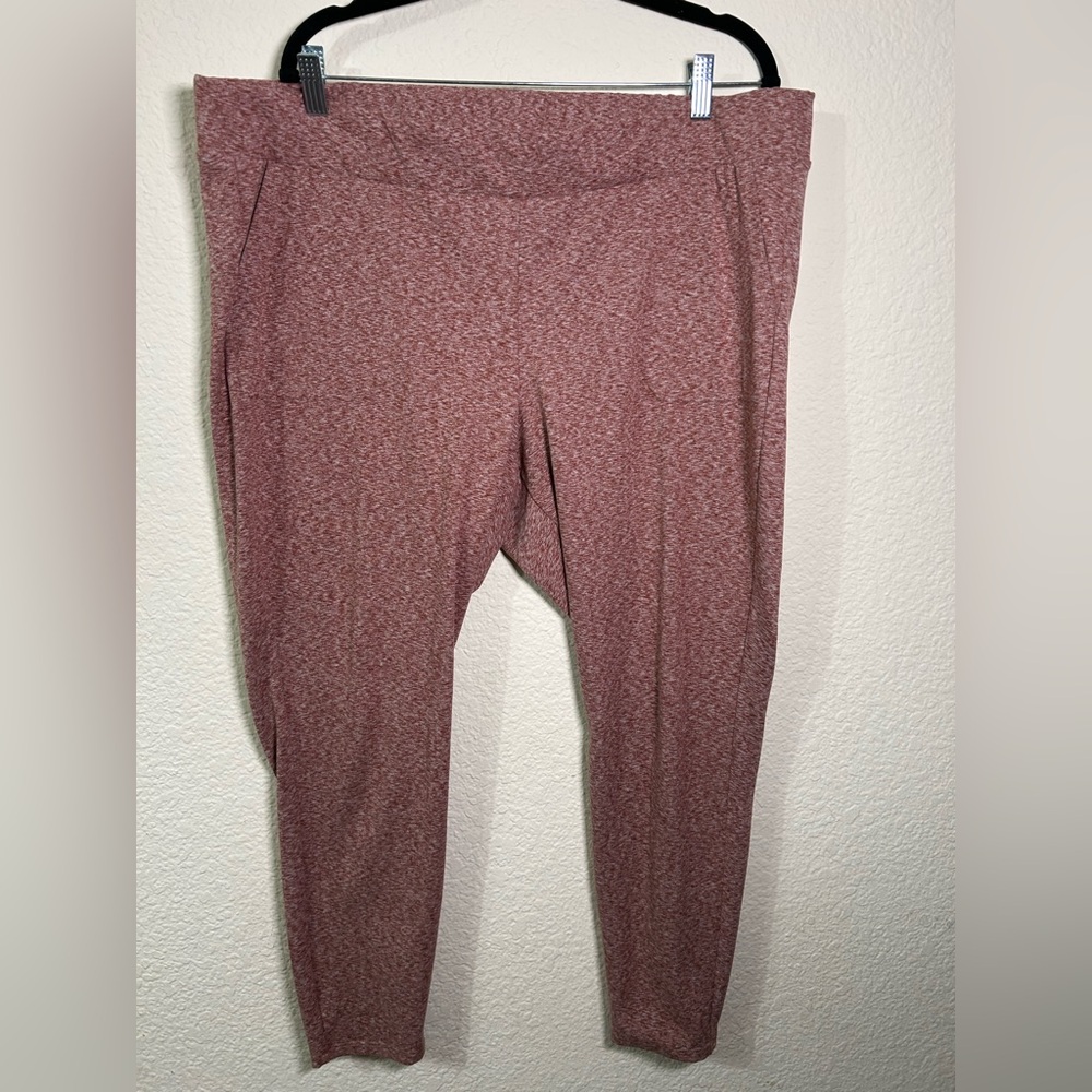 Torrid Pink White Plus Size Womens‎ Stretch Comfort Leggings 3XL  Good pre owned